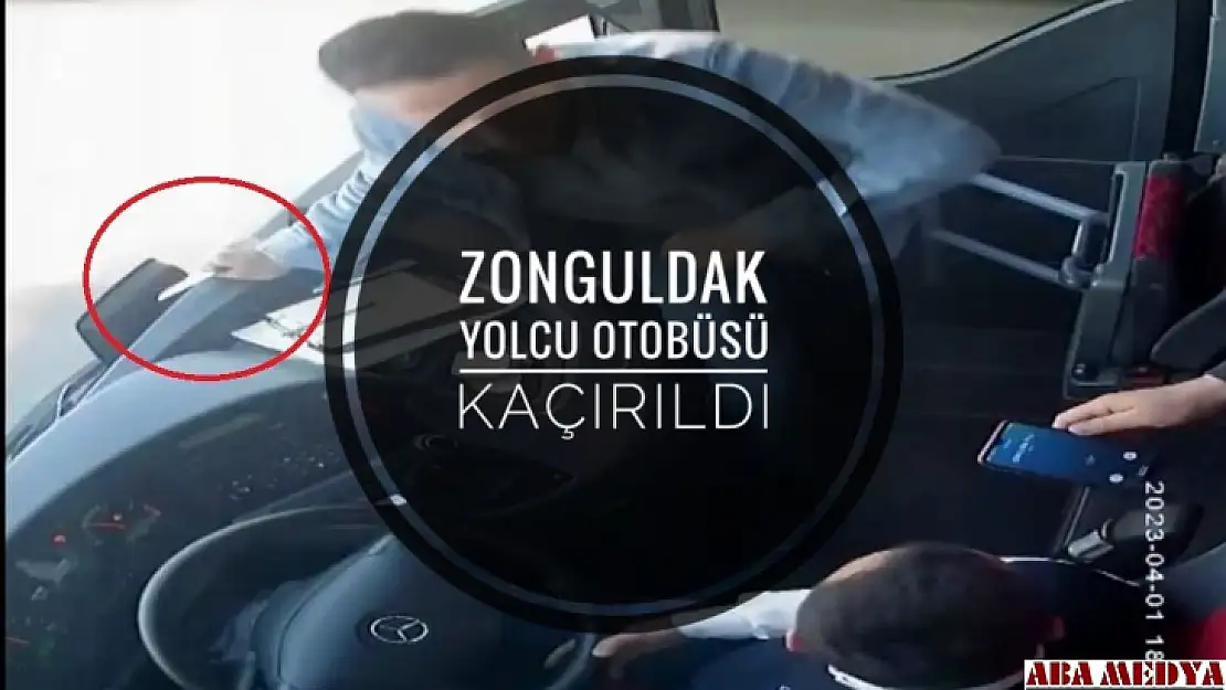 Yolcu otobüsü kaçırıldı