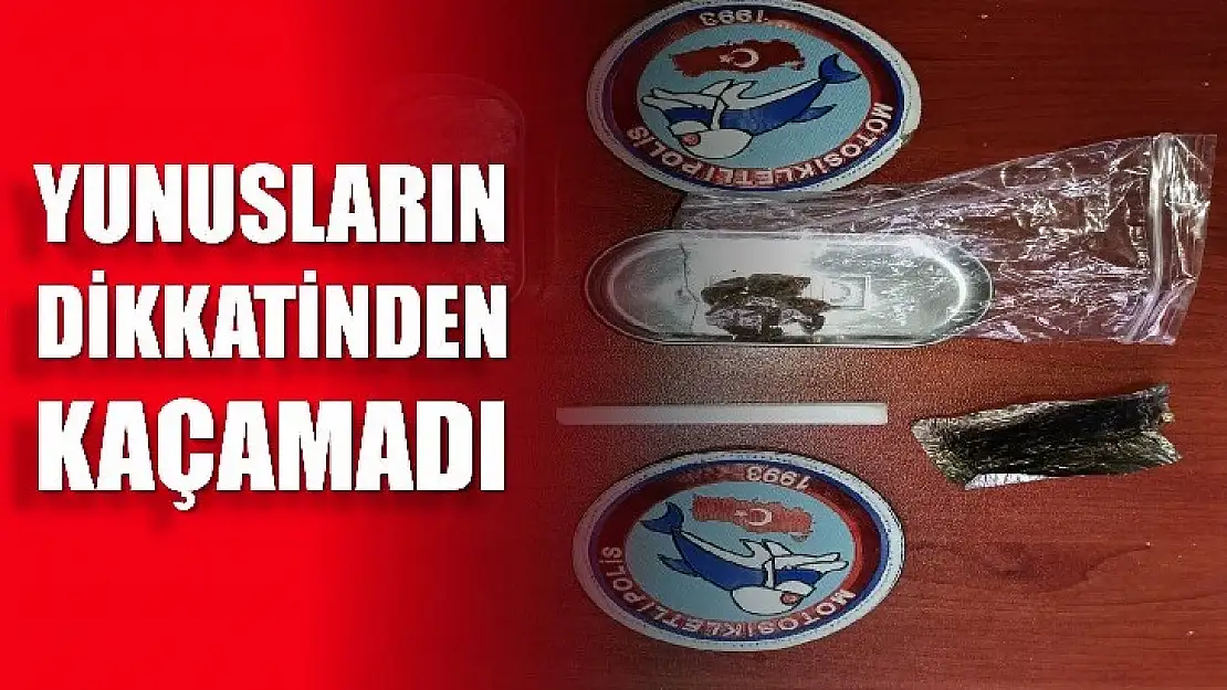 Yunus Polislerin dikkatinden kaçamadı