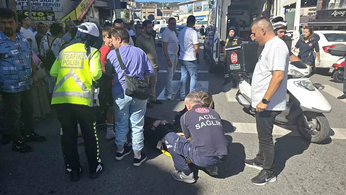 Zonguldak Ereğli'de motosiklet yayaya çarptı: 2 yaralı