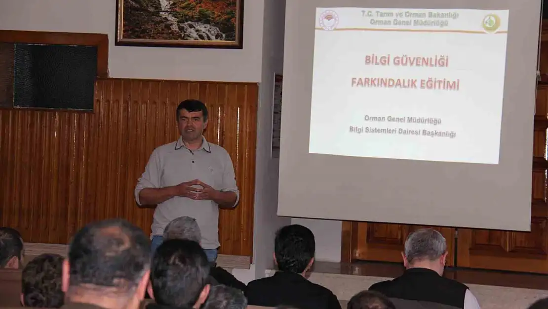 Zonguldak Orman Bölge Müdürlüğü'nde bilgi güvenliği ve farkındalık eğitimleri verildi