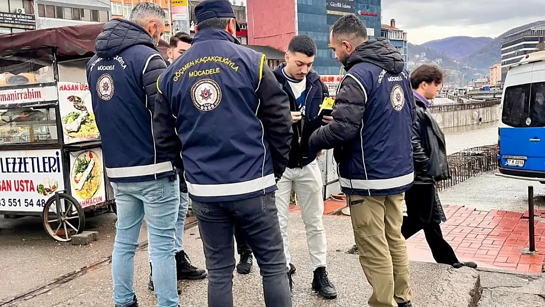 Zonguldak'ta 7 düzensiz göçmen yakalandı