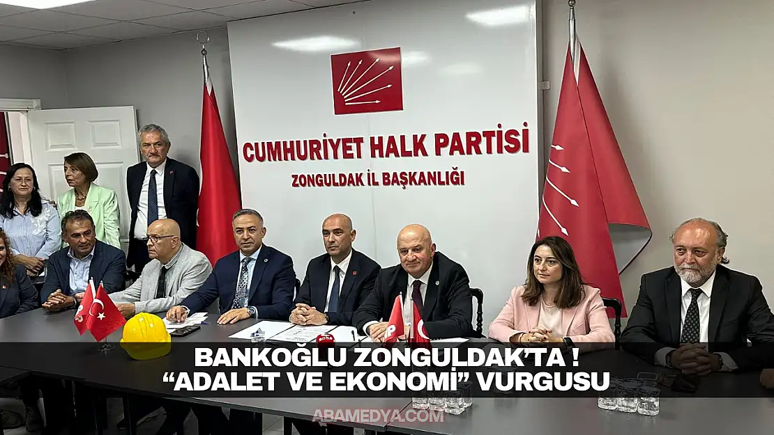 Zonguldak'ta 'Adalet ve Ekonomi' Vurgusu