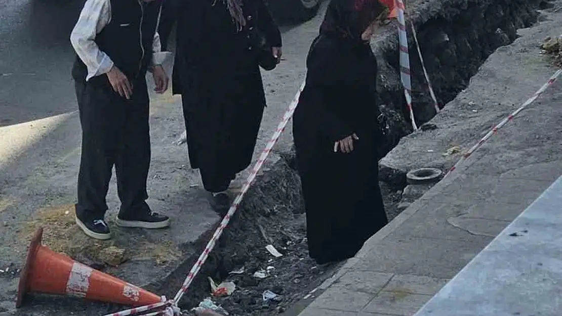 Zonguldak'ta alt yapı çalışması tehlikeye davetiye çıkartıyor