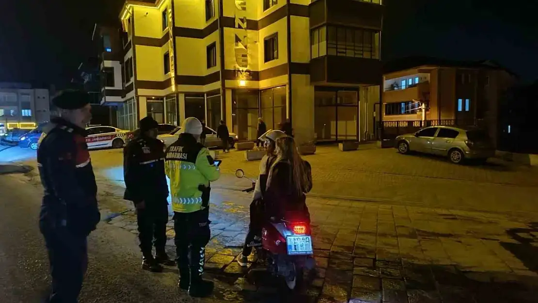 Zonguldak'ta motosiklet denetimlerinde 45 sürücüye ceza