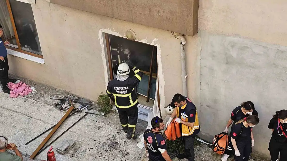 Zonguldak'ta patlama sesi mahalleyi ayağa kaldırdı