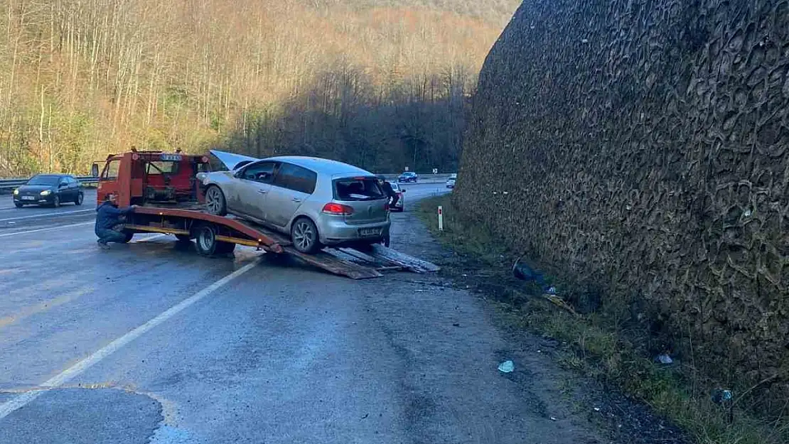 Zonguldak'ta trafik kazası: 2 yaralı