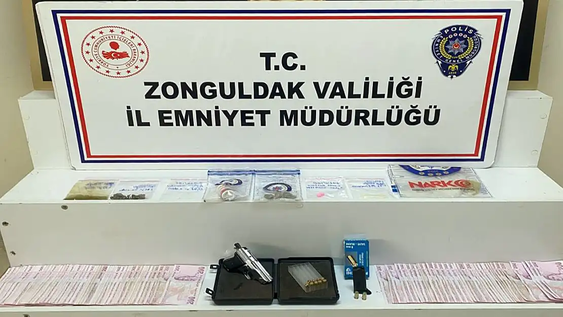 Zonguldak'ta uyuşturucu operasyonu: 4 gözaltı