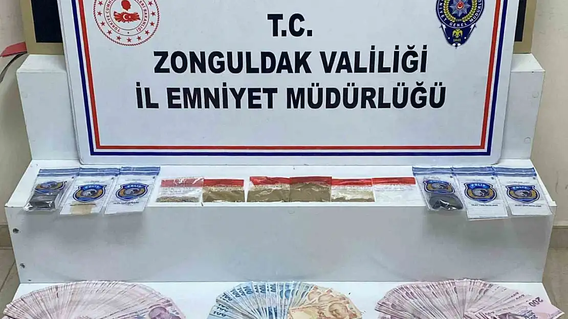 Zonguldak'ta uyuşturucu operasyonunda 2 tutuklama