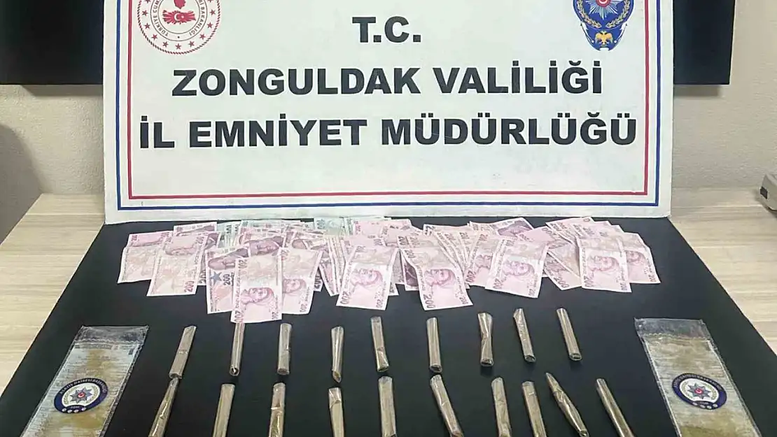 Zonguldak'ta uyuşturucu operasyonu: 3 tutuklama