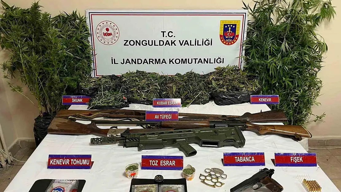 Zonguldak'ta uyuşturucu operasyonu, 1 kişi tutuklandı