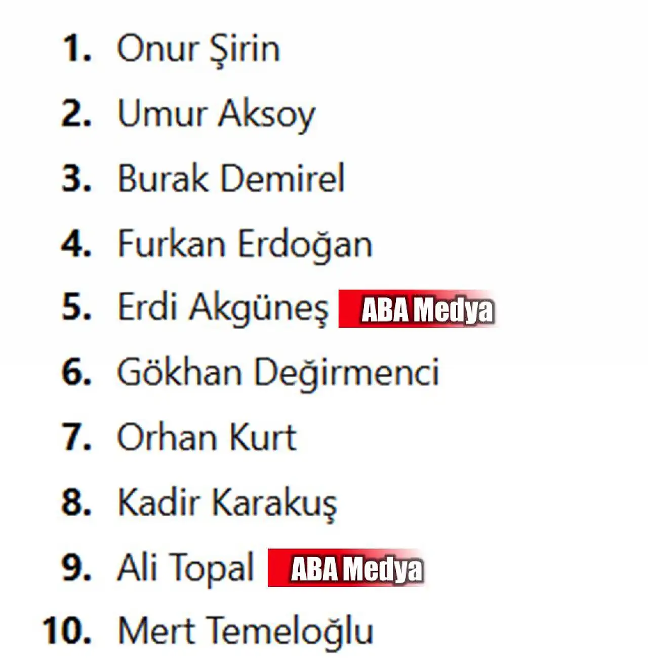 TTK'da 30 işçinin ismi belli oldu