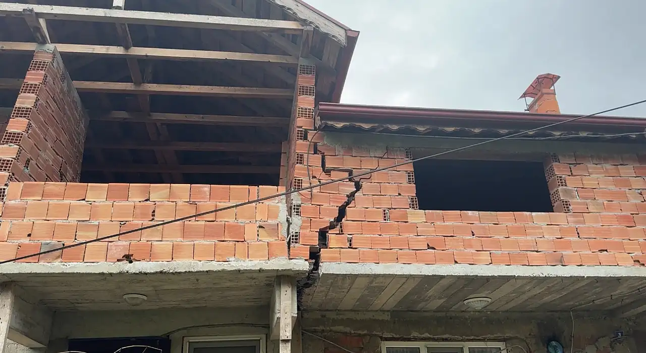 Köyde heyelan korkusu