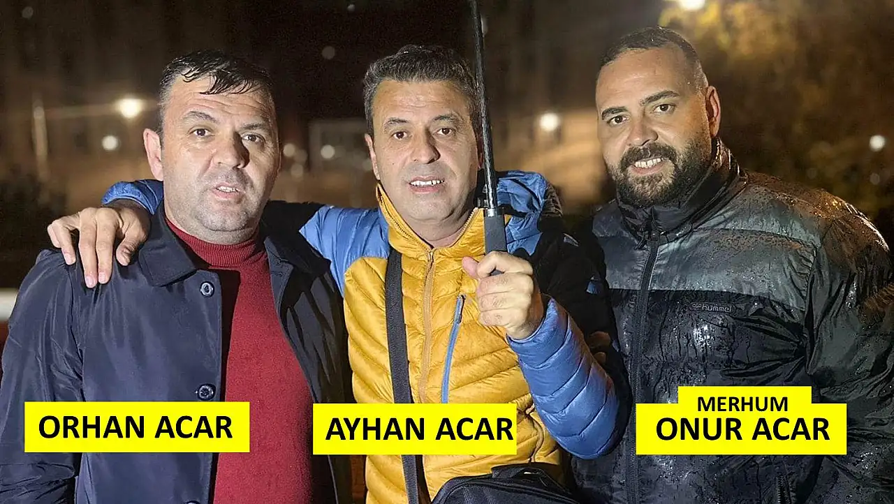Onur Acar'ı ahirete uğurlayacağız