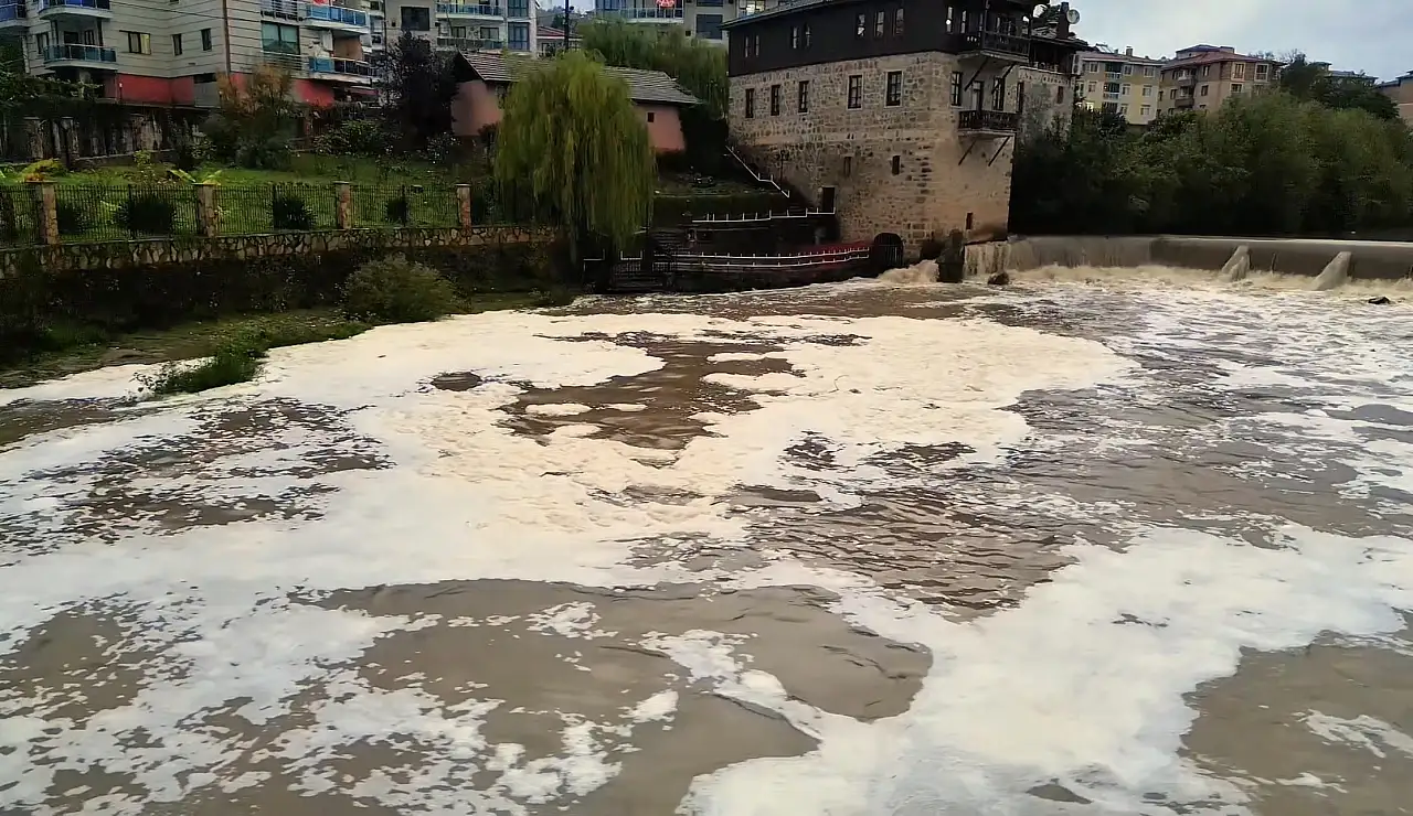 Irmakta yine aynı manzara