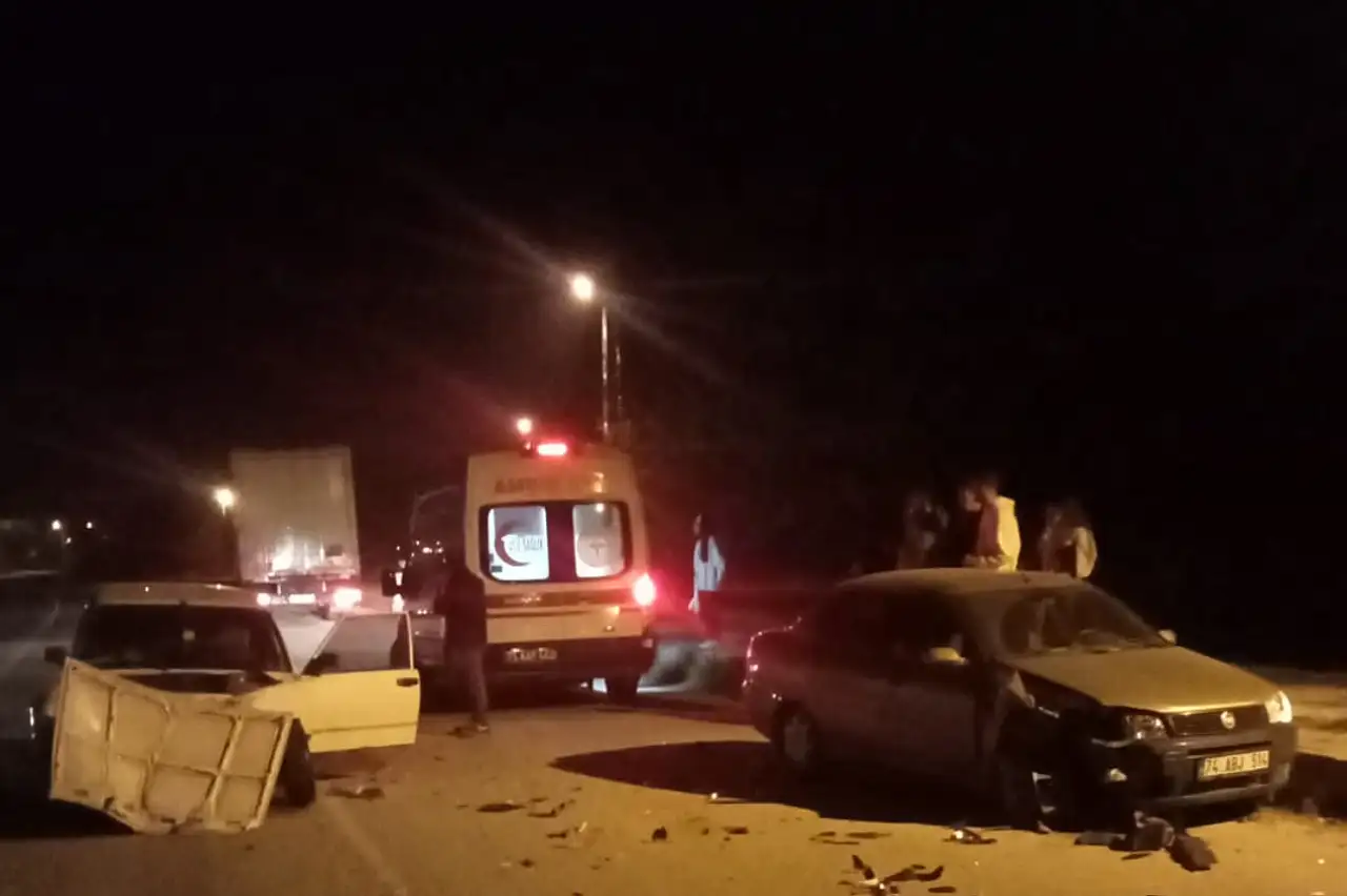 Korkutan kaza ucuz atlatıldı