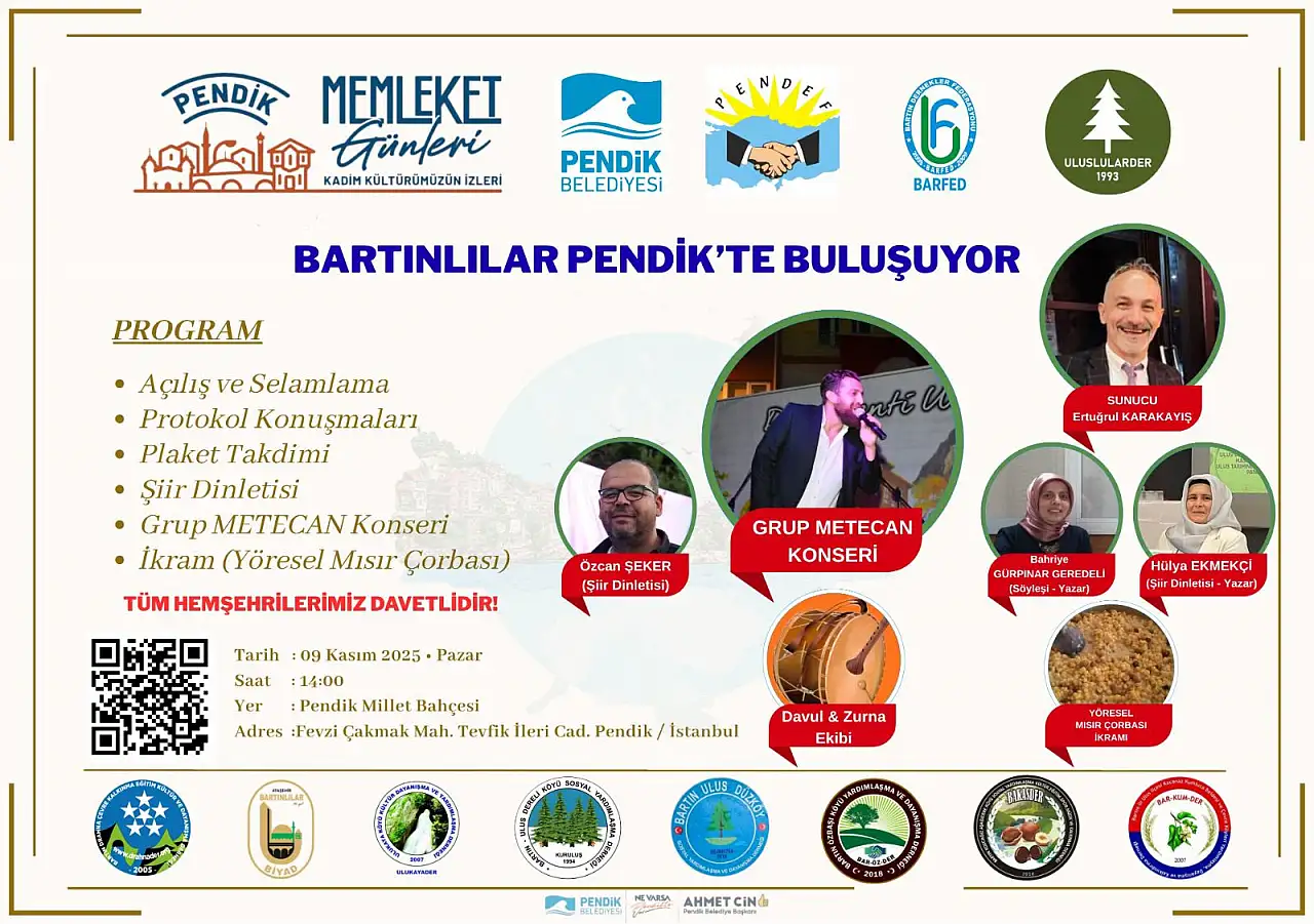 Bartınlılar Pendik'te buluşacak