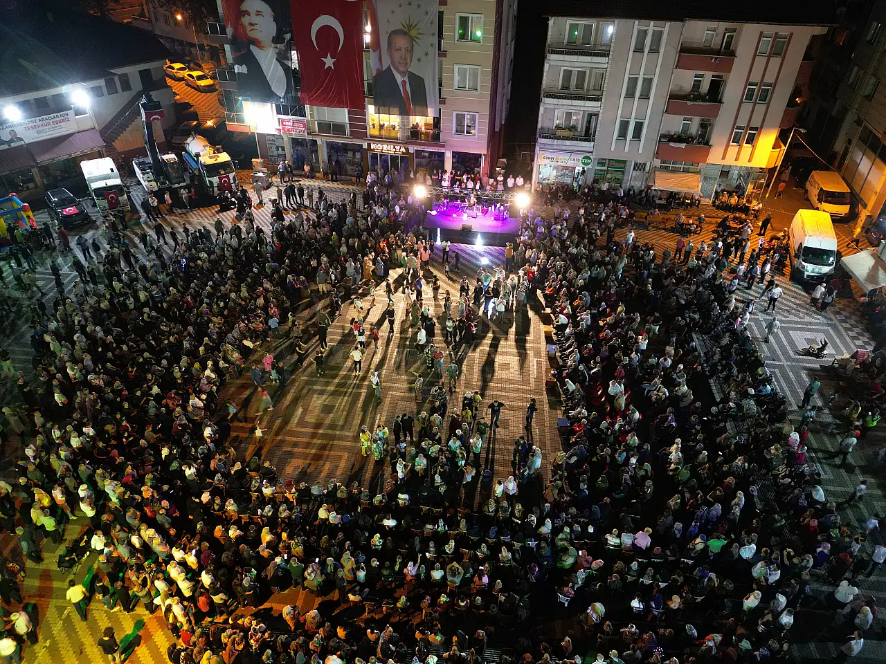 Abdipaşa'da 3 bin kişi festival coşkusu yaşadı
