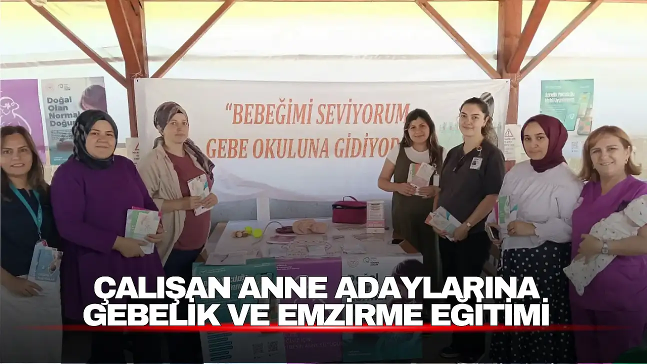 Çalışan Anne Adaylarına Gebelik ve Emzirme Eğitimi