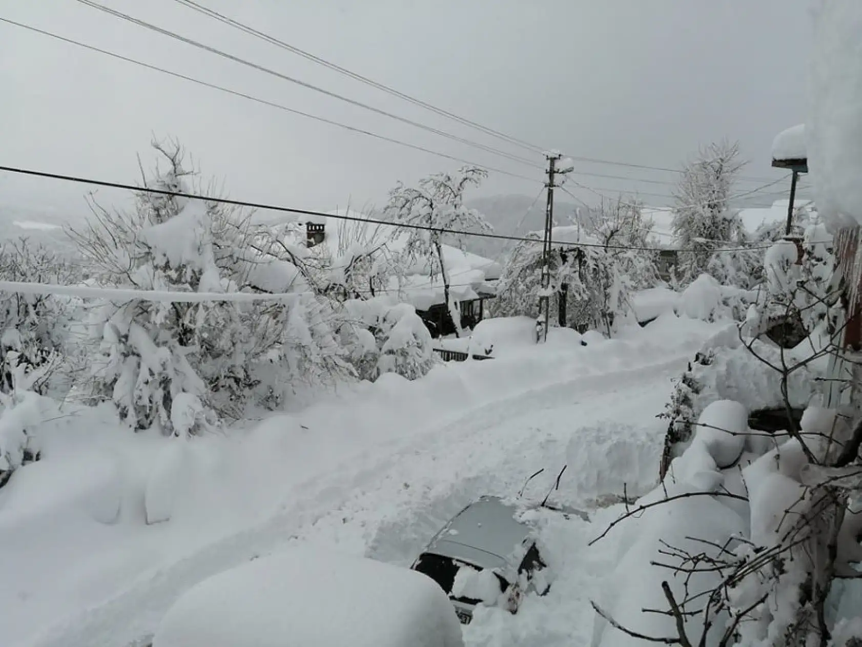 Bartın kar fotoğrafları