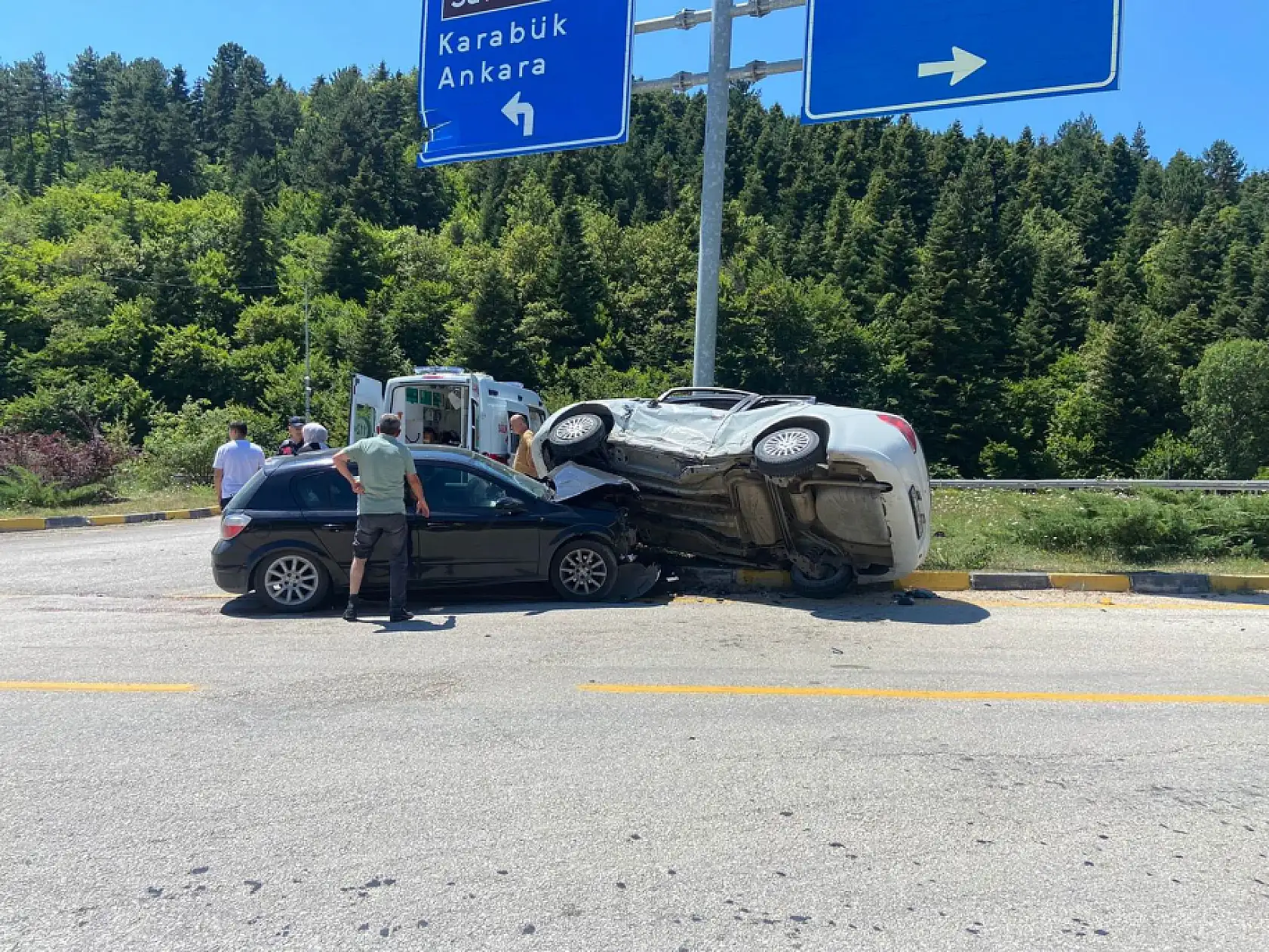 Bartın Karabük yolunda feci kaza