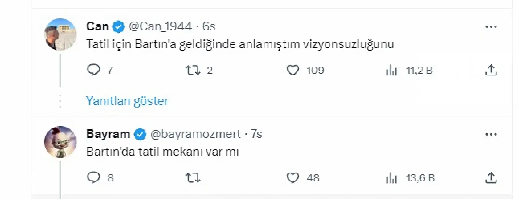 Bartın bu yorumları hak etmiyor