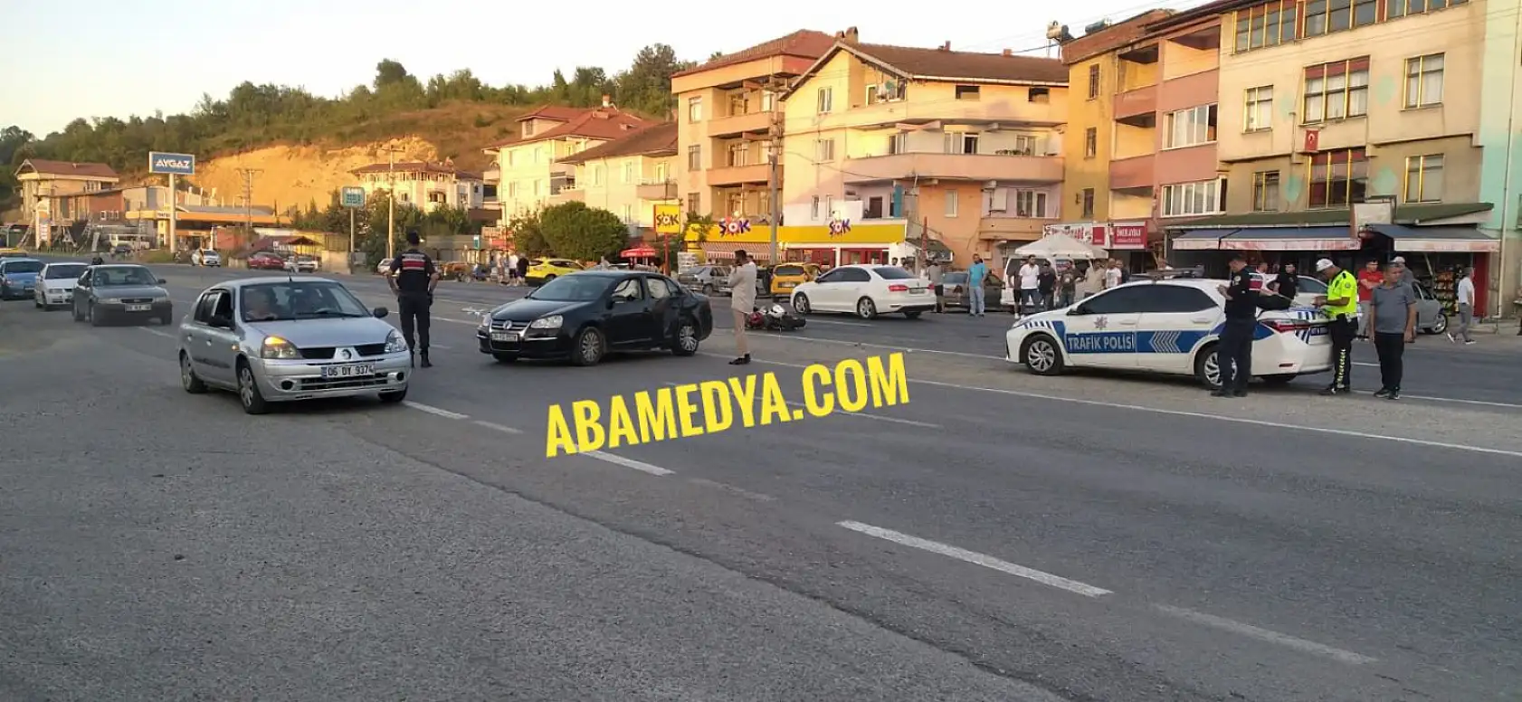Başkanın oğlu kaza geçirdi