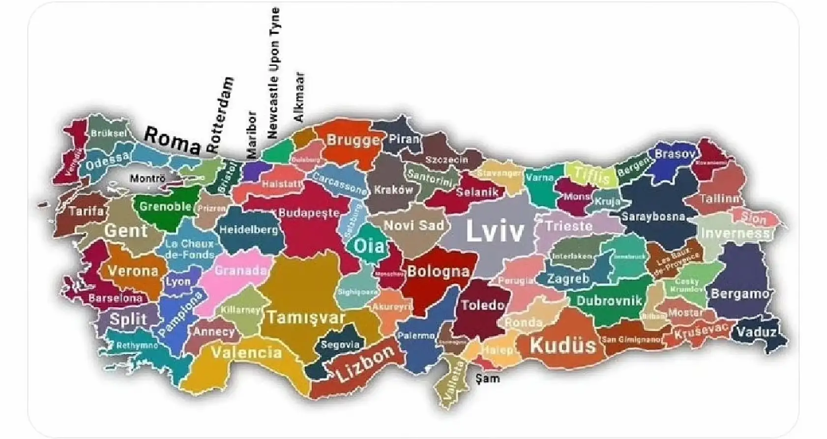 Yapay zekaya göre Bartın'ın ikizi