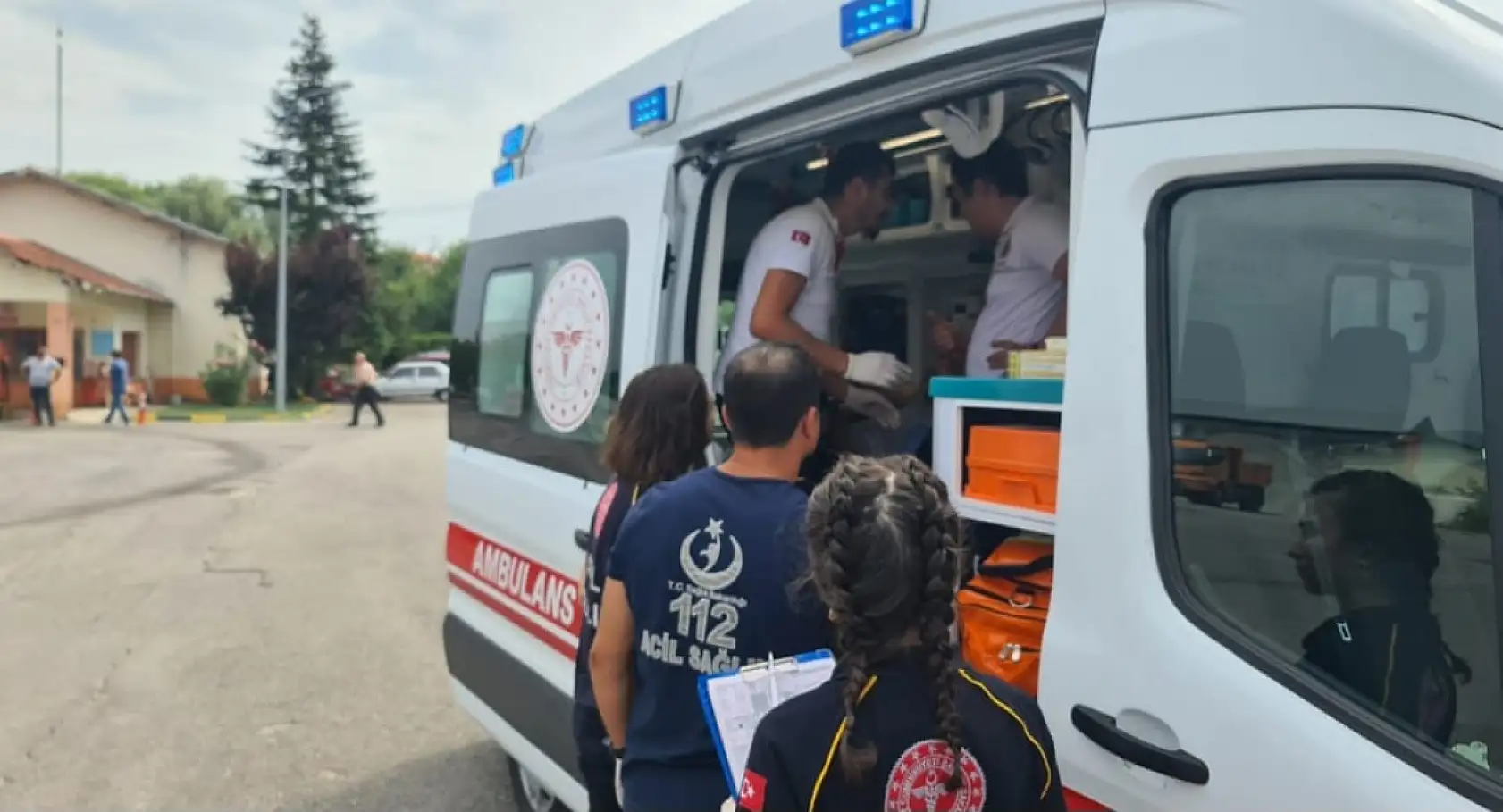 Ankara'ya helikopter ambulans ile sevk edildi