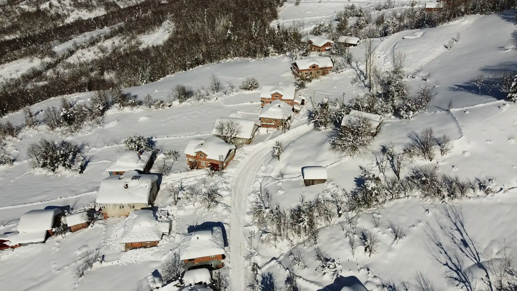 Bartın kar fotoğrafları