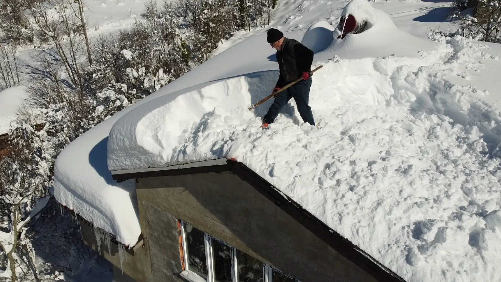 Bartın kar fotoğrafları