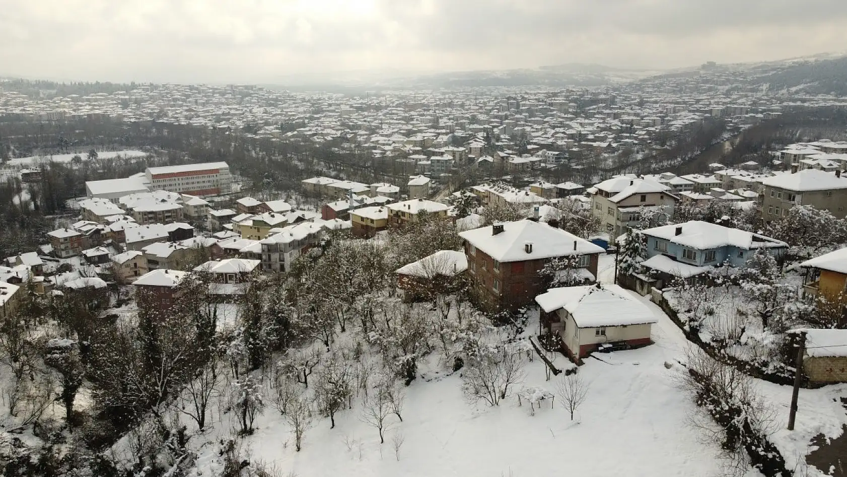 Bartın kar fotoğrafları