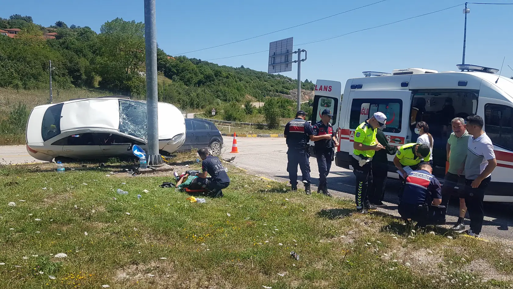 Bartın Karabük yolunda feci kaza