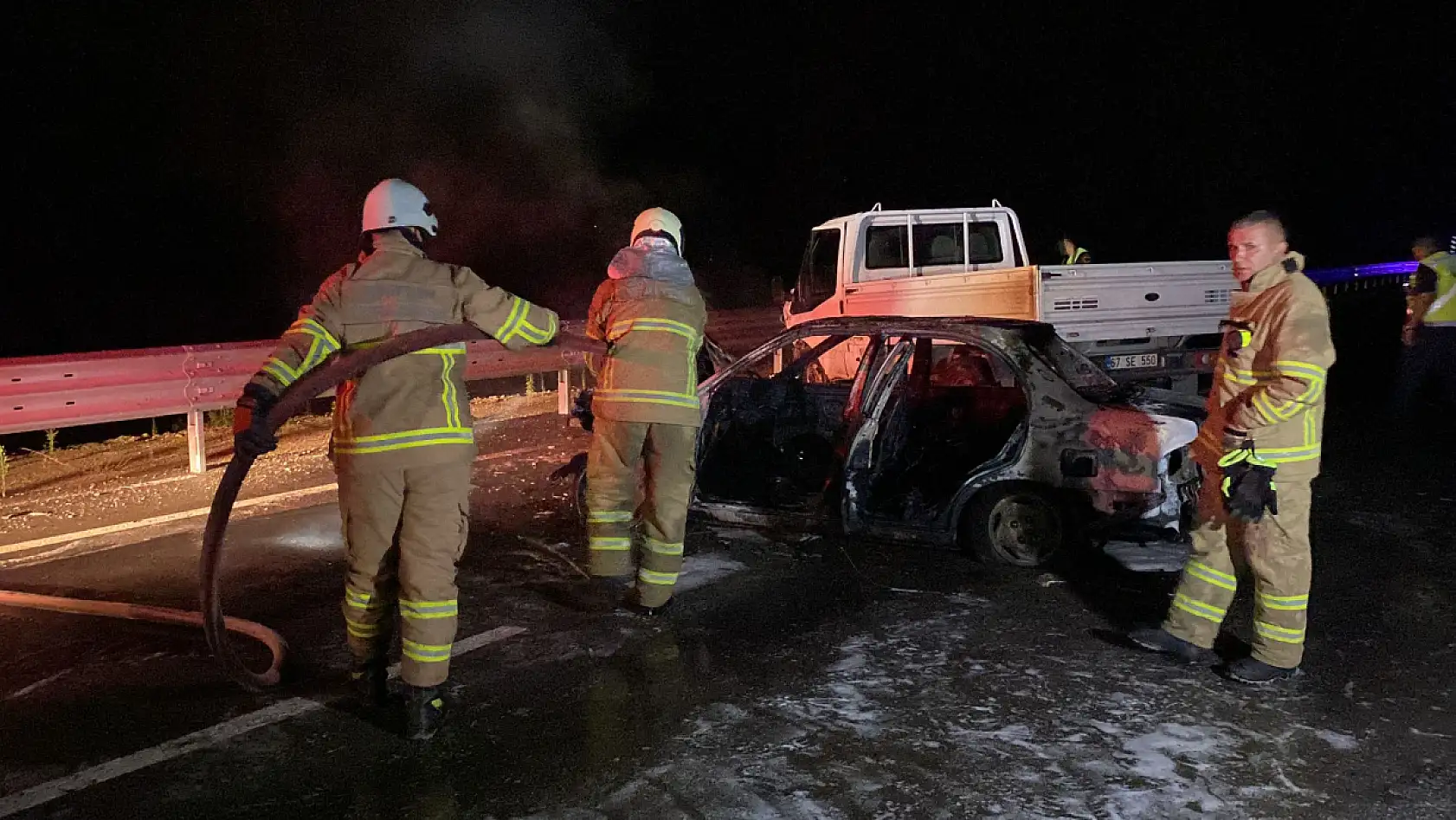 Trafik kazası 2 si ağır 3 yaralı
