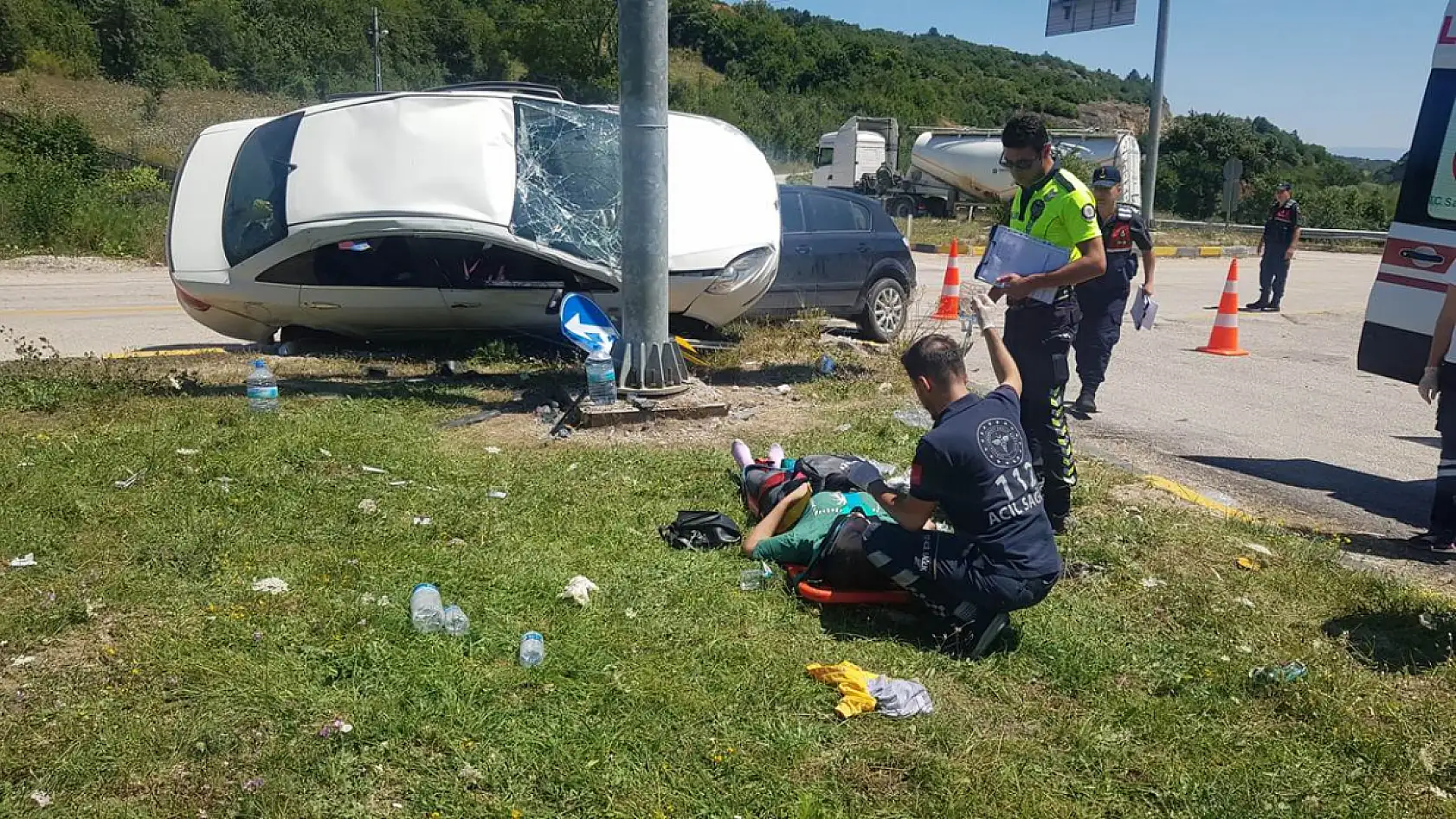 Bartın Karabük yolunda feci kaza