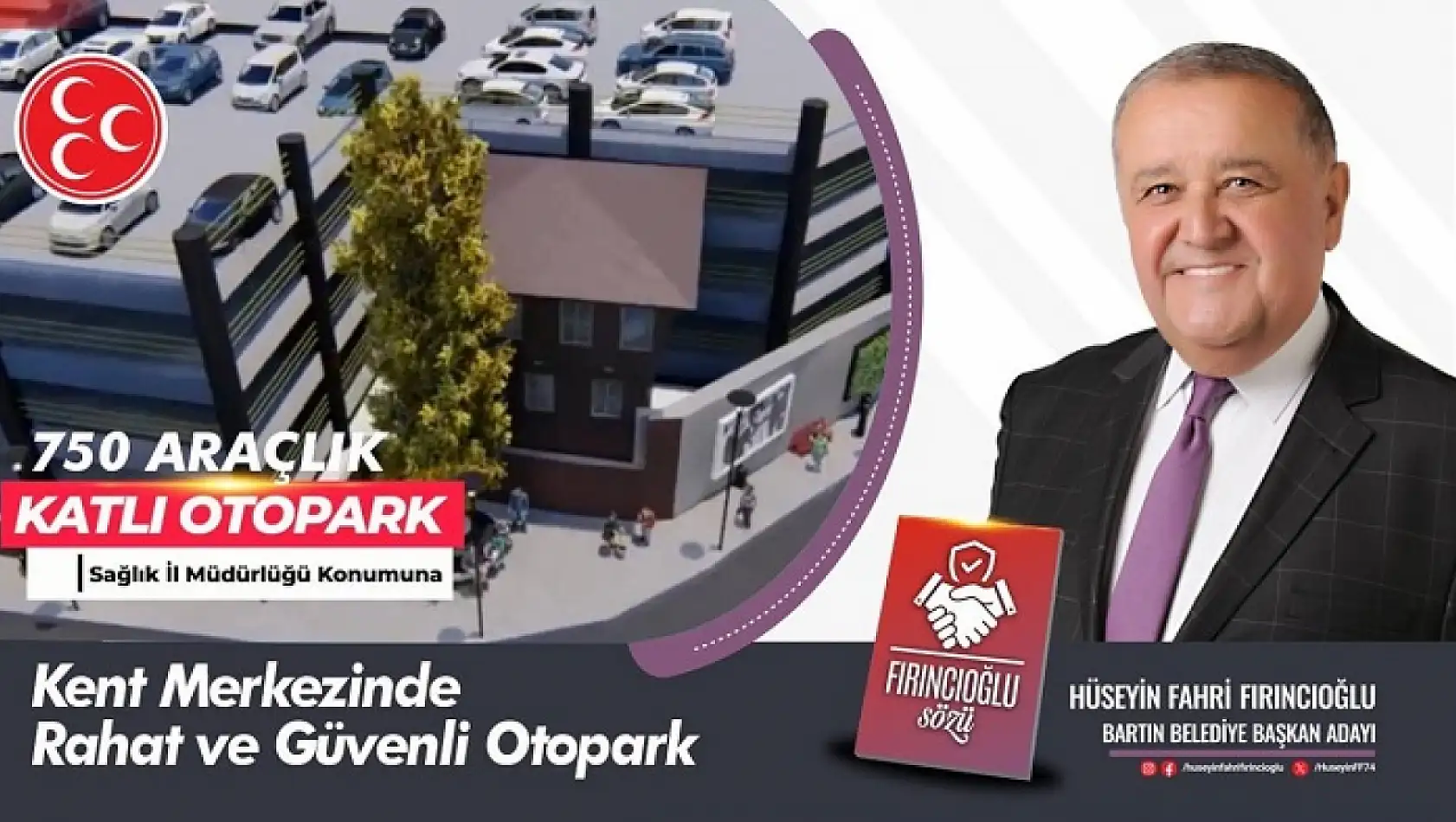 '750 araçlık Katlı Otopark inşa edeceğiz'