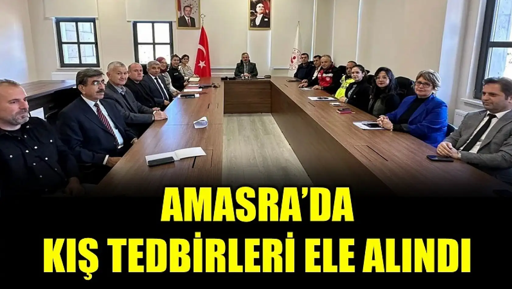 Amasra'da kış tedbirleri ele alındı