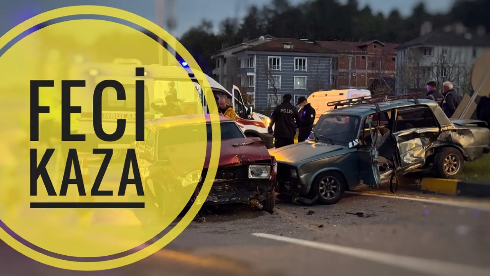 Ambulanslar sevk edildi