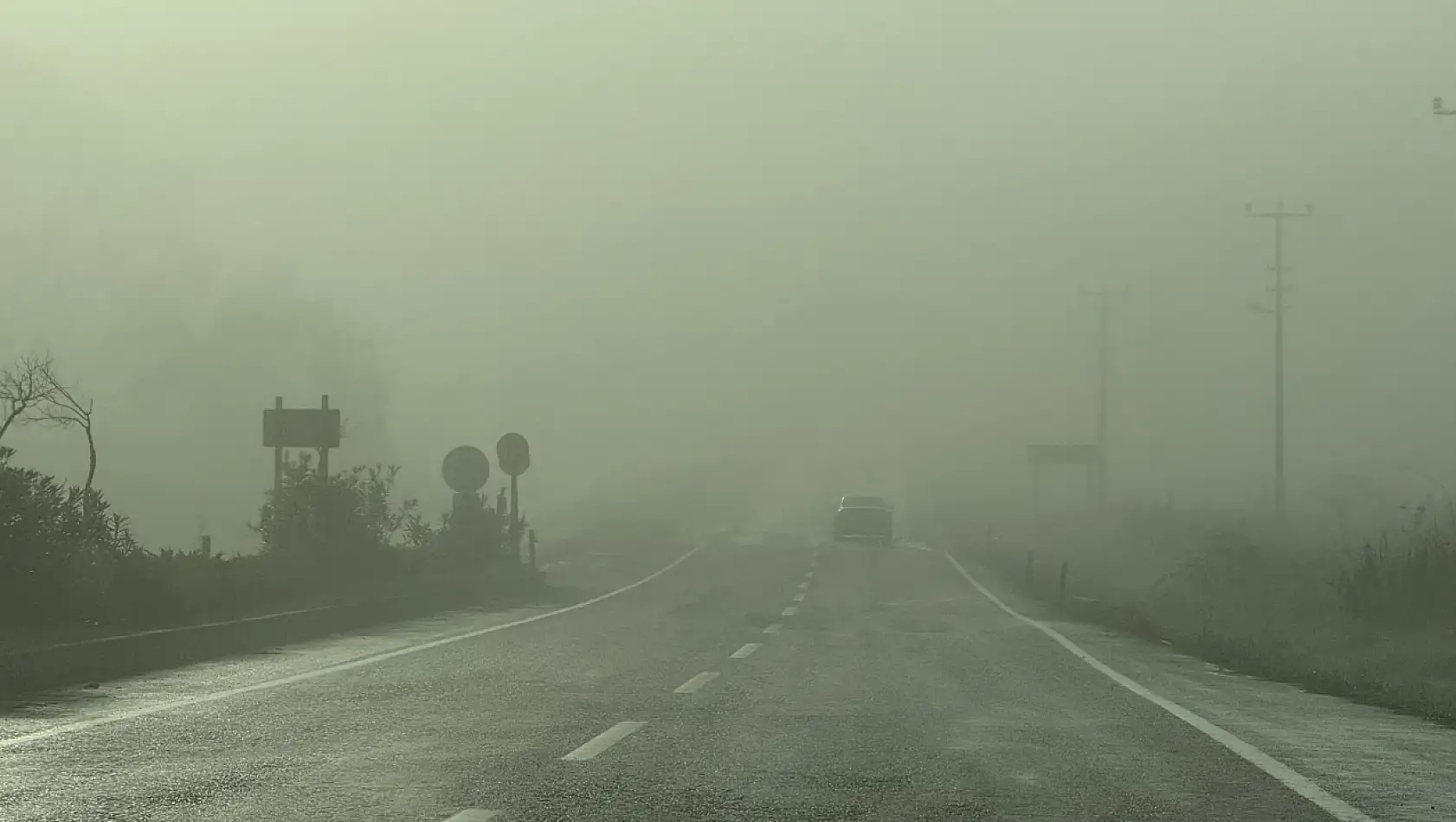 Bartın'da sis etkili oldu