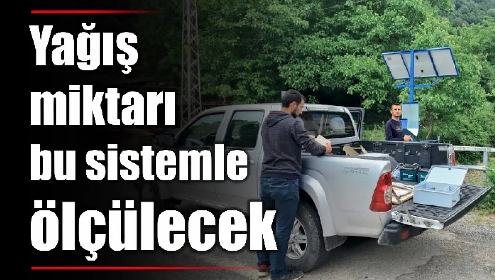 Bartın'da toprak nemi ve yağış miktarı ölçen sistem kuruluyor