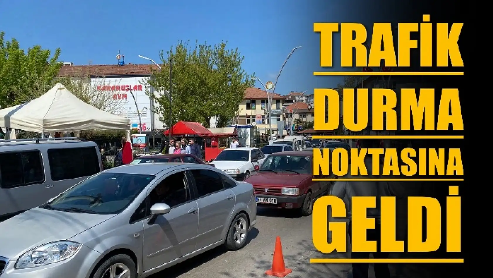 Bartın'da trafik yoğunluğu