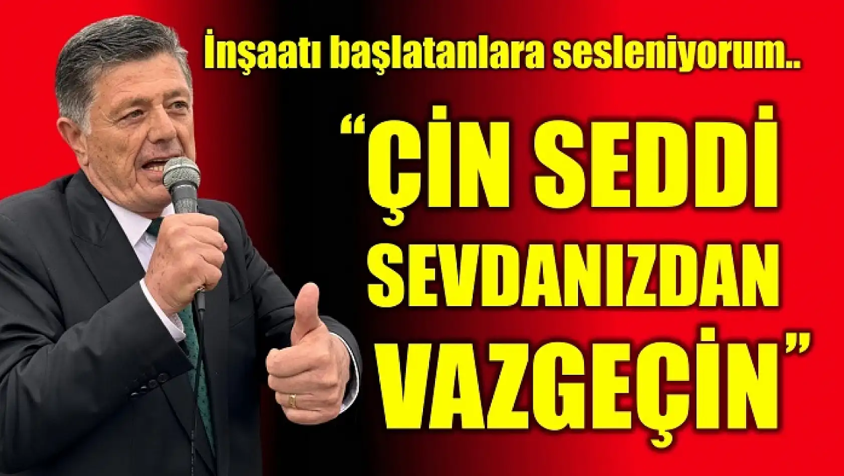 Başkan Yalçınkaya imza kampanyasında konuştu