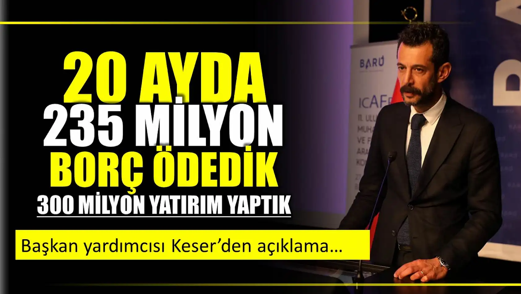 Başkan Yardımcısı Keser'den bütçe açıklaması