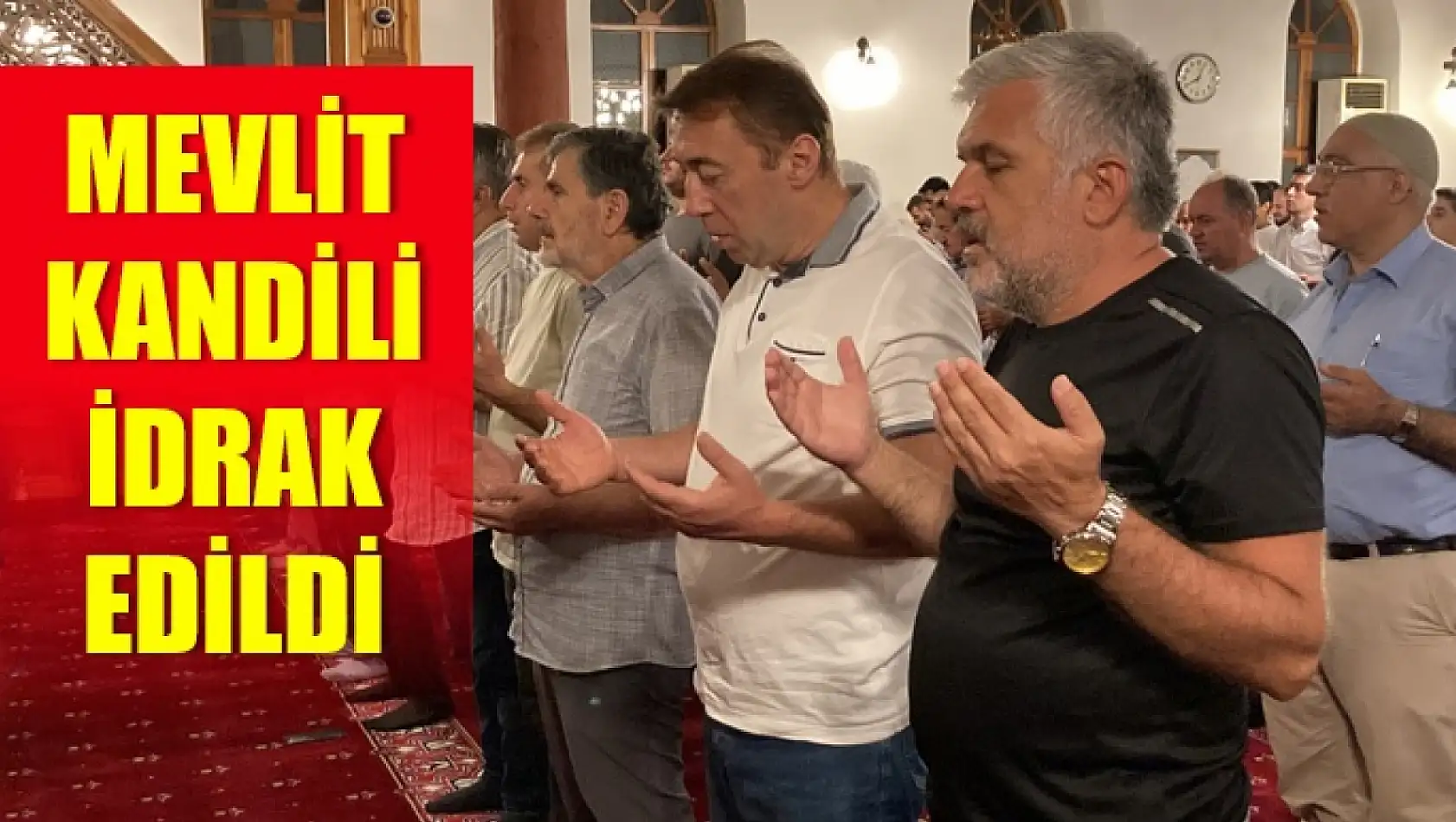 Camiler dolu taştı