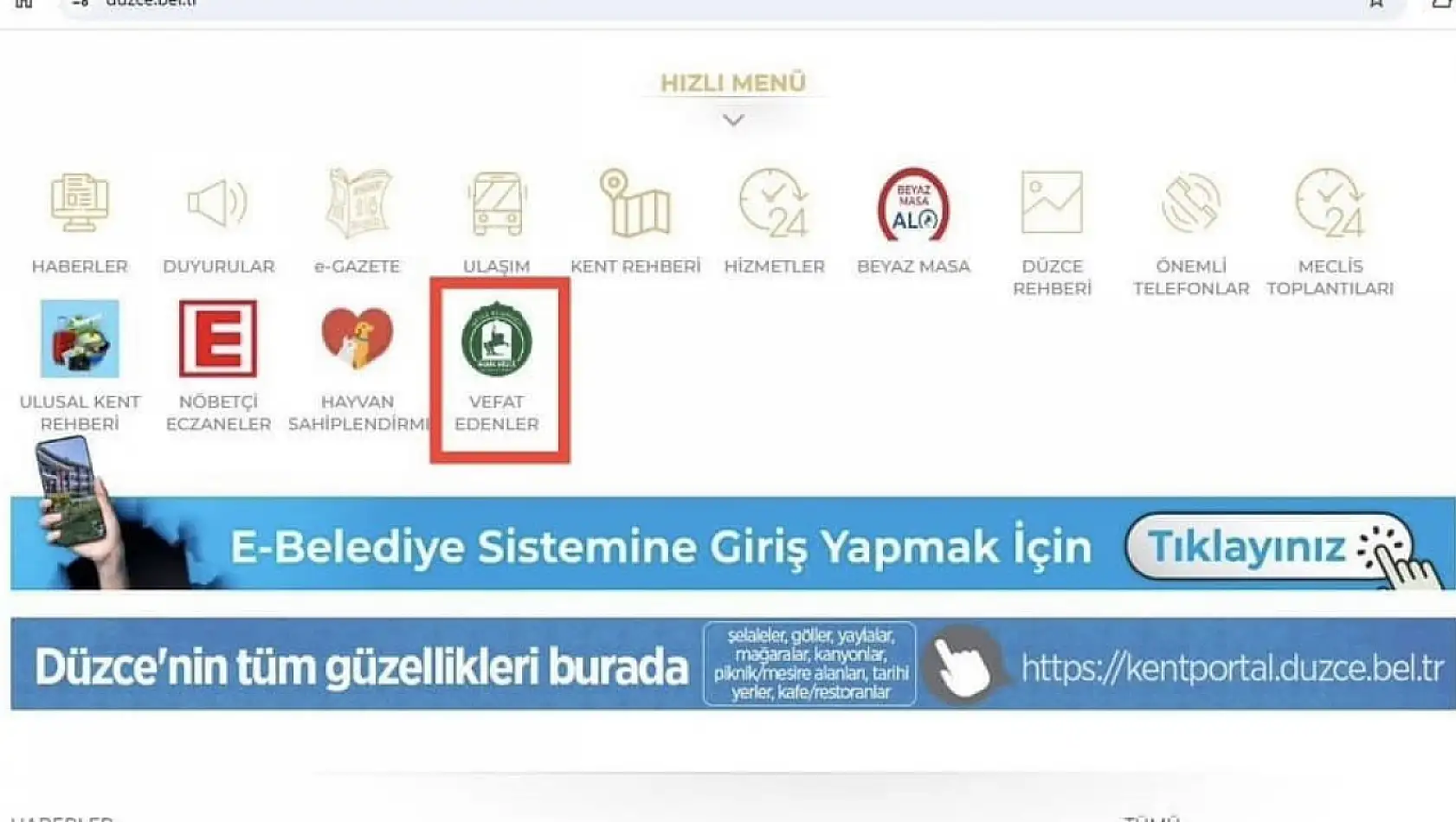 Cenaze duyurularına erişim kolaylığı