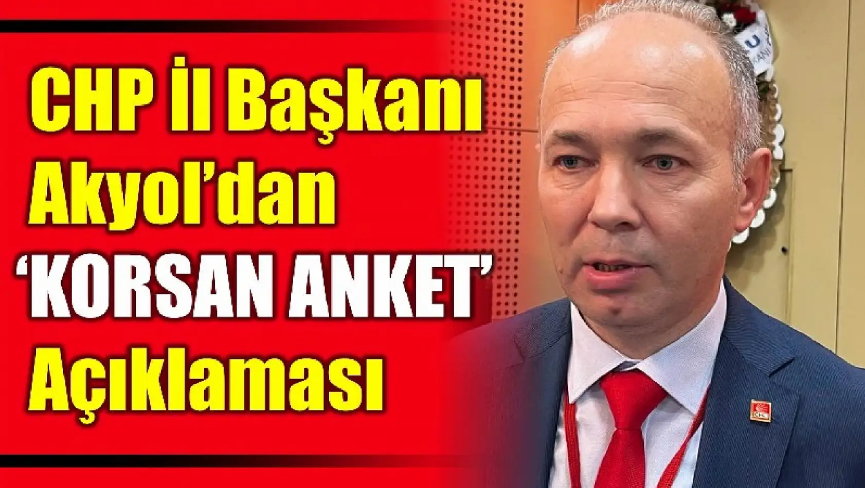 CHP'den korsan anket açıklaması