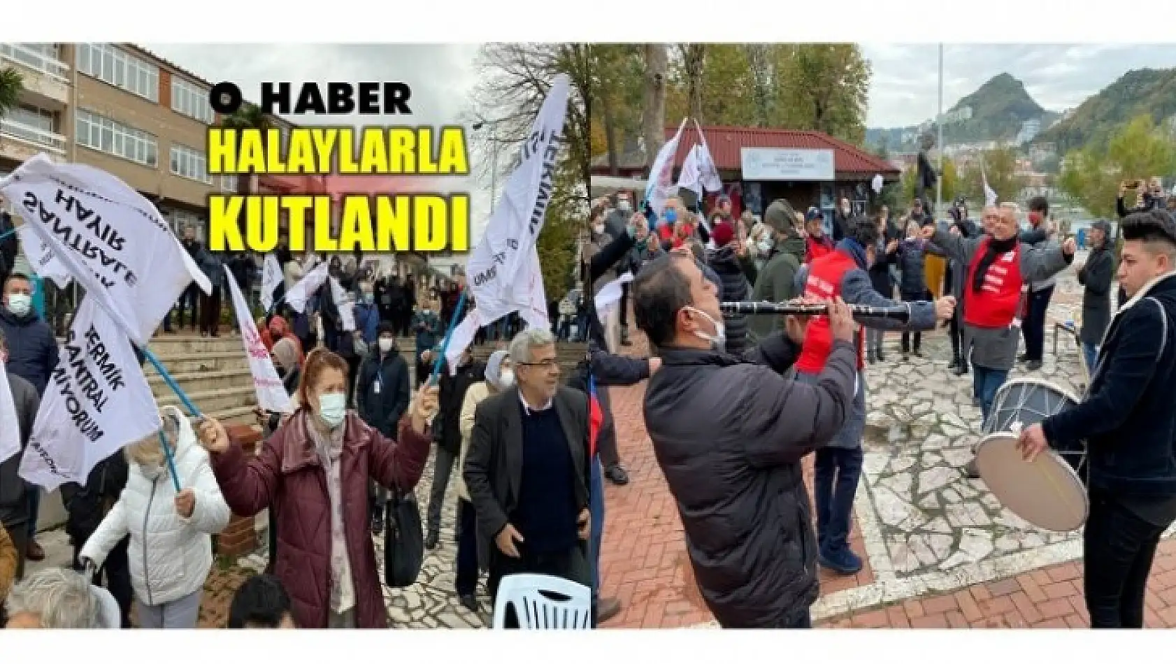 DANIŞTAY'IN TERMİK SANTRAL KARARI AMASRA'DA HALAYLARLA KUTLANDI