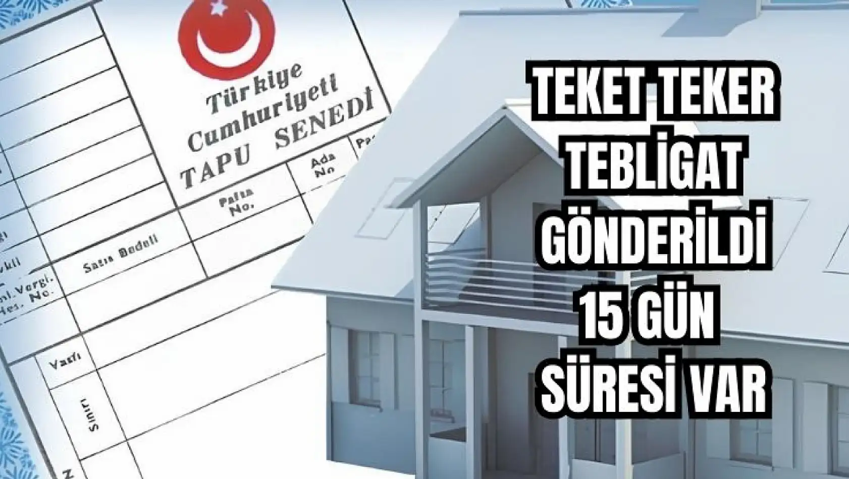 Ev, arsa alanlar dikkat!