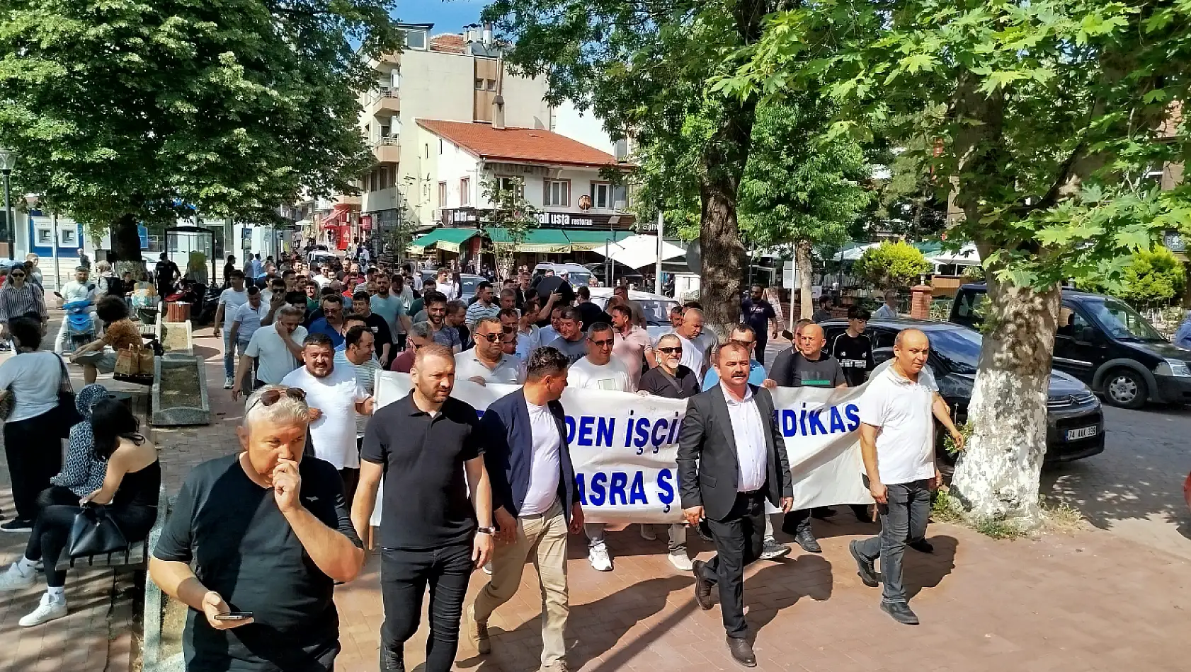GMİS üyelerinden eylem