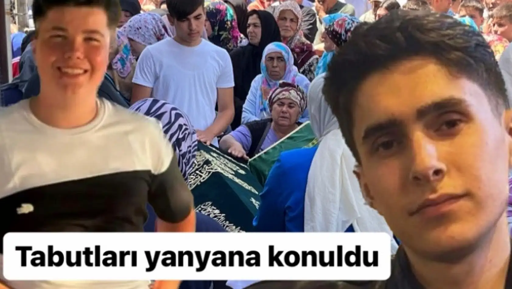 İki kuzen ahirete uğurlandı