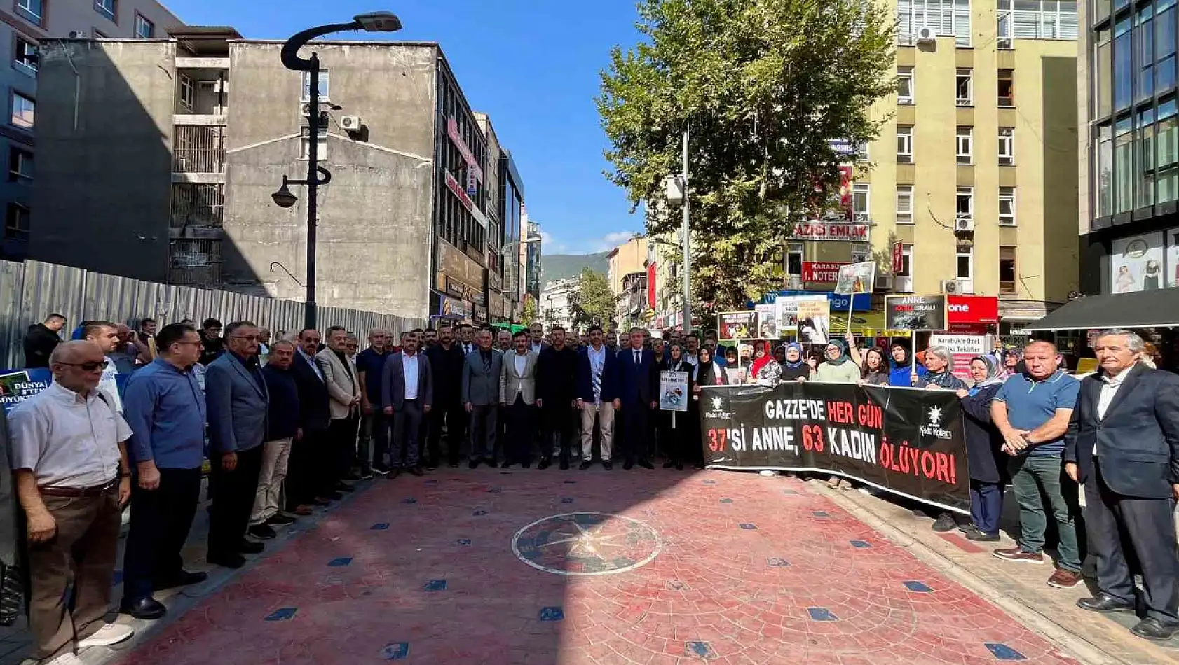 İsrail'in Gazze işgali Karabük'te protesto edildi